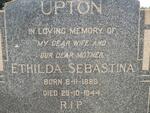 UPTON Ethilda Sebastina 1888-1944
