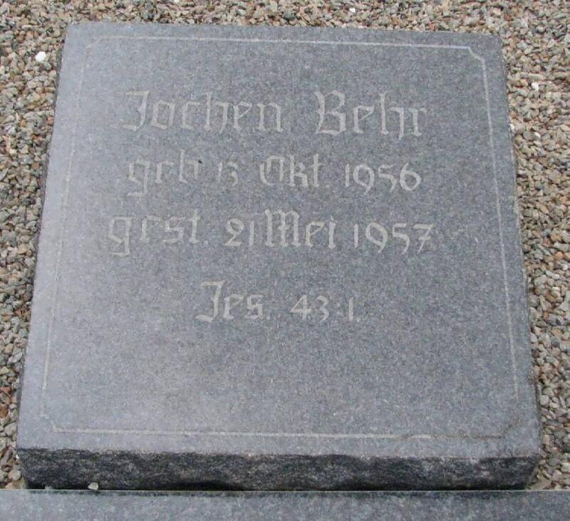 BEHR Jochen 1956-1957
