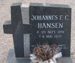 HANSEN Johannes F.C. 1951-1975