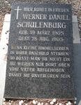 SCHULENBURG Werner Daniel 1905-1905