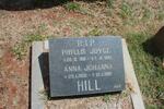 HILL Anna Johanna 1906-1981 :: HILL Phyllis Joyce 1912-1943