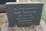 HILL Frank Charles 1900-1958