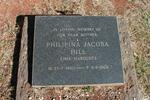 HILL Philipina Jacoba nee HAROLDT 1890-1964