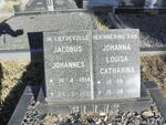 ELLIS Jacobus Johannes 1914-1998 & Johanna Louisa Catharina 1919-1991