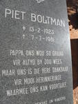 BOLTMAN Piet 1923-1981