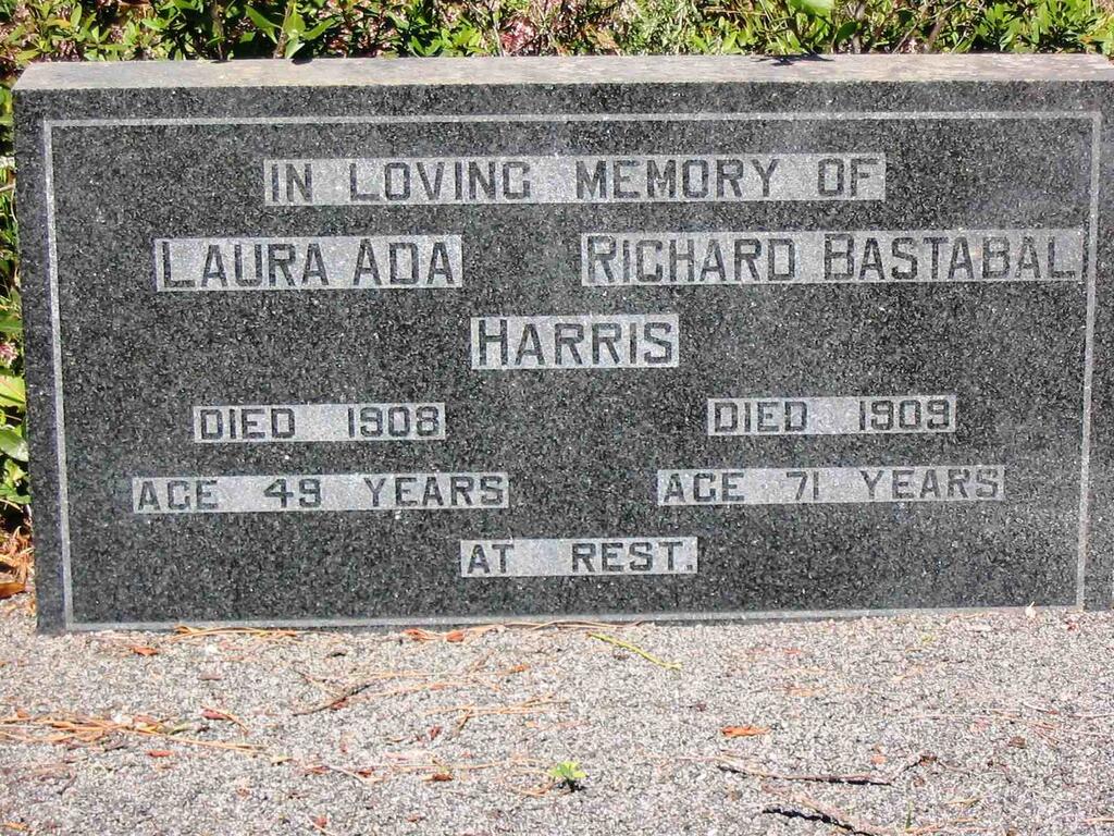 HARRIS Richard Bastabal -1909 & Laura Ada -1908