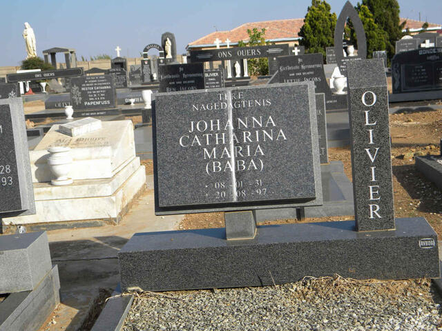 OLIVIER Johanna Catharina Maria 1931-1997