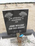 MERWE John William, van der 1931-2010