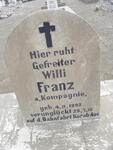 FRANZ Willi 1893-1915