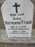 FRANK Hermann 1891-1913