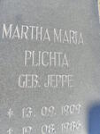 PLICHTA Martha Maria nee JEPPE 1909-1986