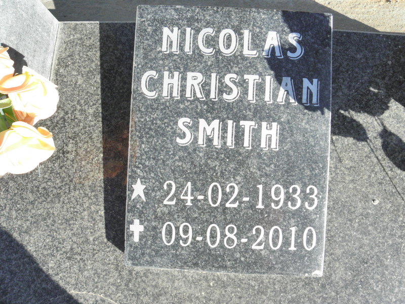 SMITH Nicolas Christian 1933-2010