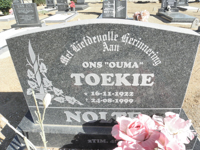 NOLTE Toekie 1922-1999