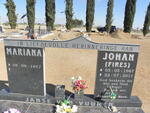 VUUREN Johan, Janse van 1967-2011 & Mariana 1967-