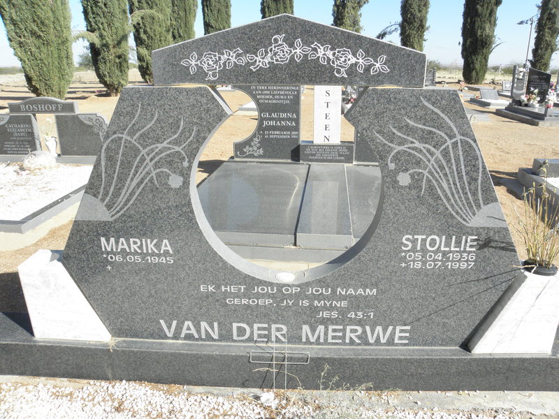MERWE Stollie 1936-1997 & Marika -1945