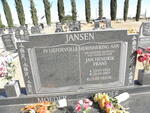 JANSEN Jan Hendrik Frans 1924-2002