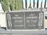 LIEBENBERG J.H.F. 1918-1994 & M.C. 1925-2009