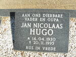 HUGO Jan Nicolaas 1930-1995