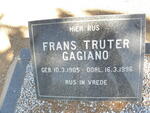 GAGIANO Frans Truter 1905-1996