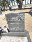 BEYLEVELD Sakkie 1920-1987