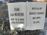 NIEKERK Isak, van 1909-1983