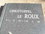 ROUX Christoffel, le 1923-1984