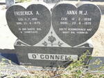 O'CONNELL Frederick A. 1896-1975 & Anna M.J. 1898-1975