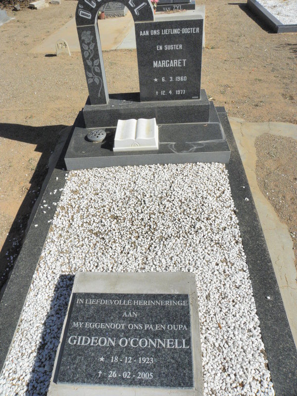 O'CONNELL Gideon 1923-2005 :: O'CONNELL Margaret 1960-1977
