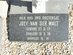 WALT Joey van der, 1977-1979