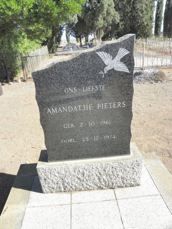 PIETERS Amandatjie 1961-1974