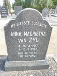 ZYL Anna Magrietha, van 1917-1982
