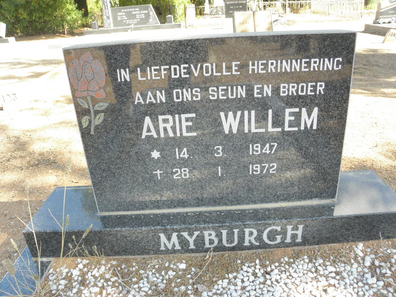 MYBURGH Arie Willem 1947-1972