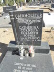 OBERHOLSTER Catherina Cornelia Elizabeth Sophia nee DU PLOOY 1916-1990