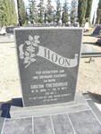 HOON Gideon Theodorus 1926-1977