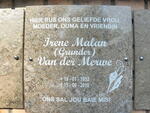 MERWE Irene Malan, van der 1952-2010