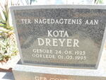 DREYER Kota nee COETZ?? 1925-1995