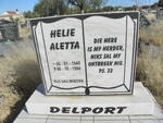 DELPORT Helie Aletta 1945-1984