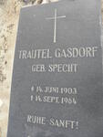 GASDORF Trautel nee SPRECHT 1903-1964