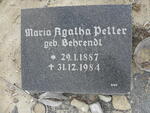 PETTER Maria Agatha nee BEHRENDT 1887-1984