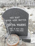 MANNS Hertha 1891-1959
