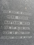HECK Georg Mattaus 1857-1933