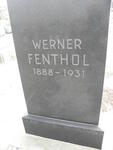 FENTHOL Werner 1888-1931