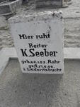 SEEBER K. 1883-1906