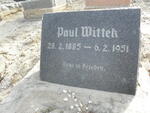 WITTEK Paul 1885-1951