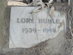 HUHLE Lore 1939-1949