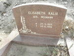 KALIX Elisabeth nee NEUMANN 1905-1994