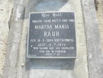 RAUH Martha Maria nee KRETSCHMER 1904-1979