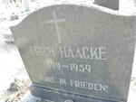 HAACKE Erich 1899-1959