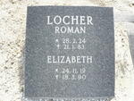 LOCHER Roman 1924-1983 & Elizabeth 1919-1990