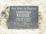KLUGE Christian 1938-1990